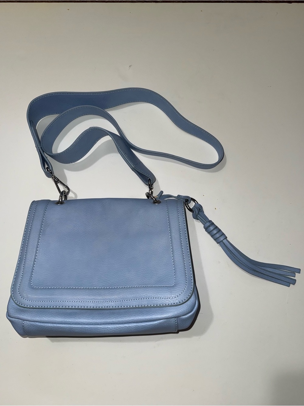 Light Blue Crossbody Shoulder Bag